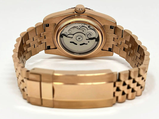 Datejust Or Rose - Cadran Chocolat Diamants