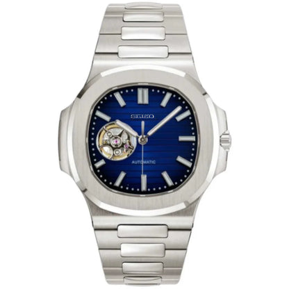 Nautilus Horizon - Cadran Bleu Cœur Ouvert