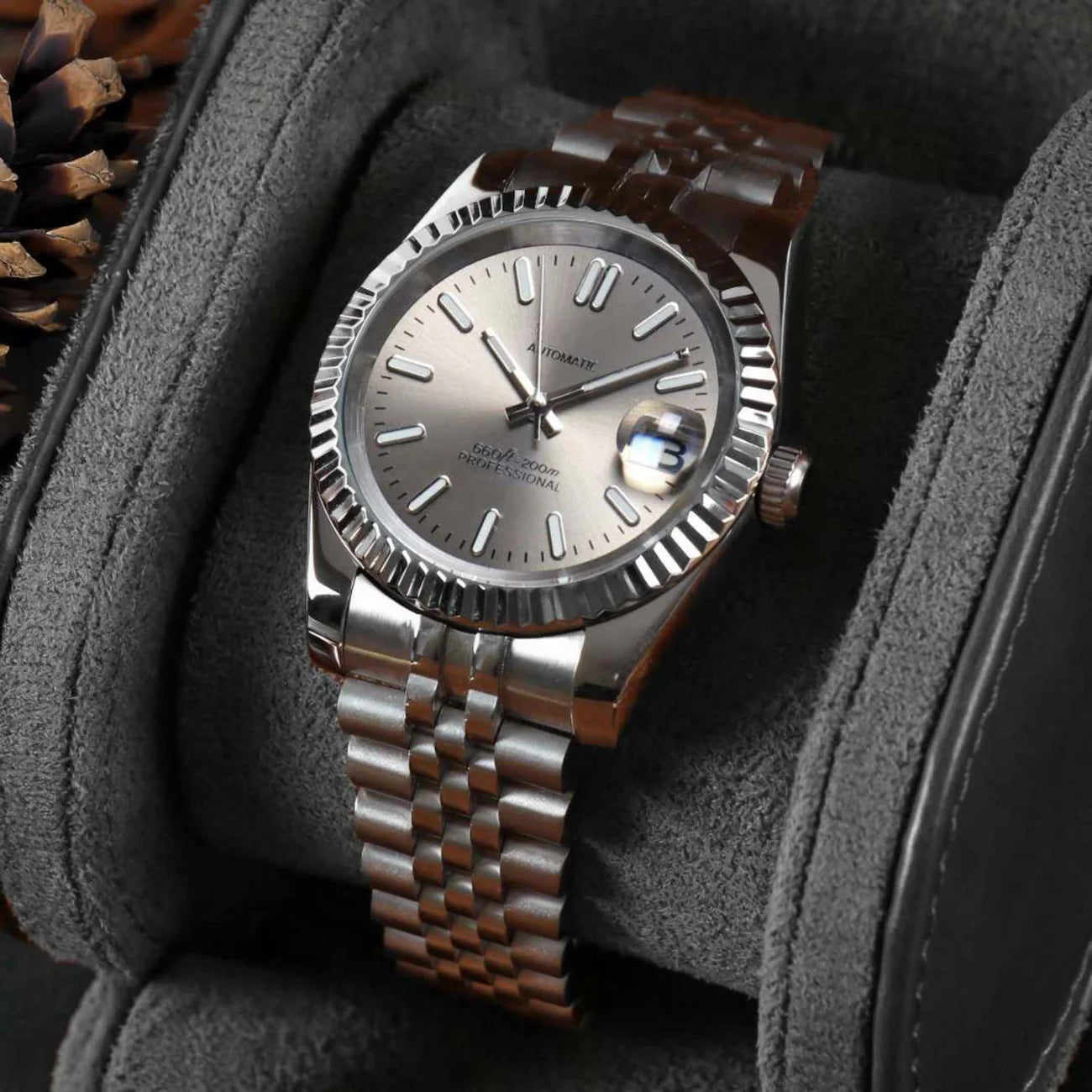 Datejust Acier - Cadran Argenté Soleil