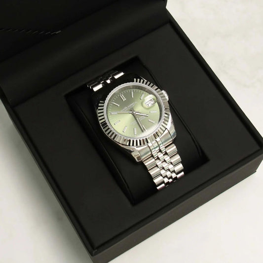 Datejust Acier - Cadran Vert Kaki Dégradé