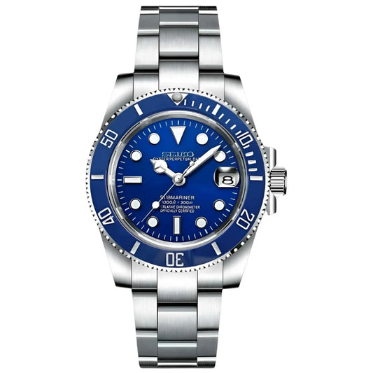 Submariner Smurf - Cadran et Lunette Bleus