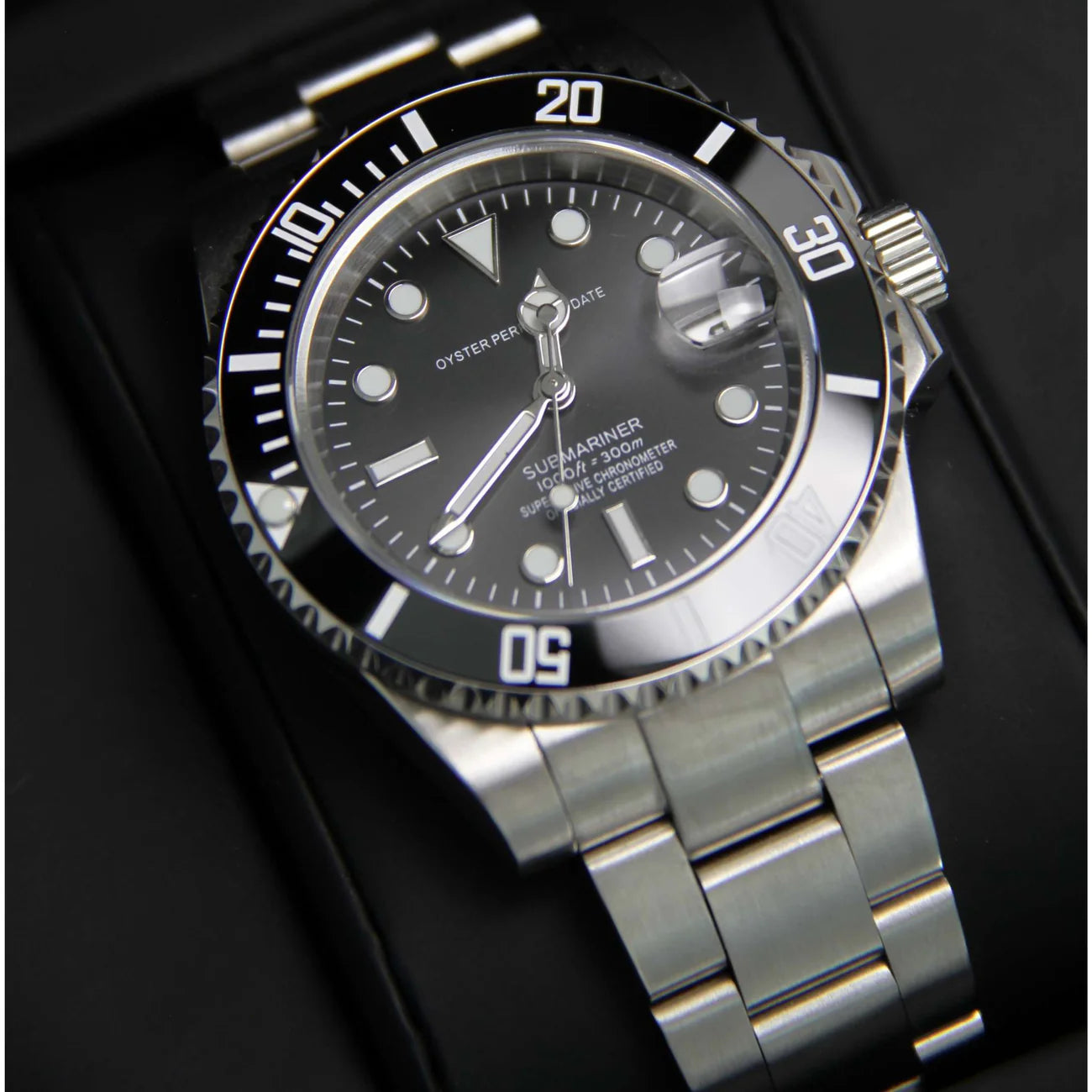 Submariner Noir - Cadran et Lunette Noirs