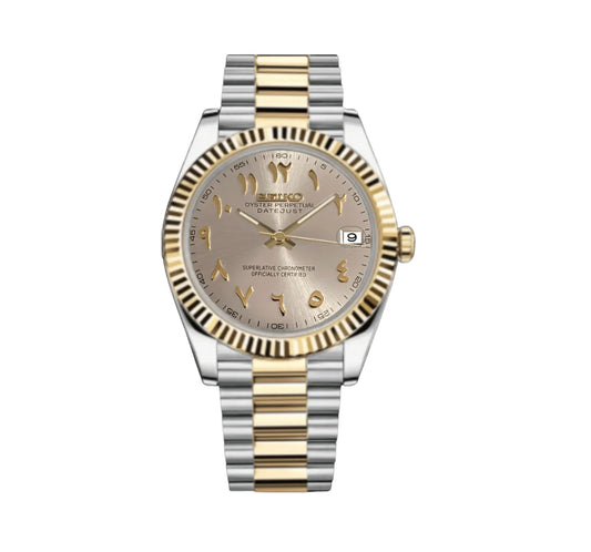 Datejust Bicolore - Cadran Champagne Index Arabes