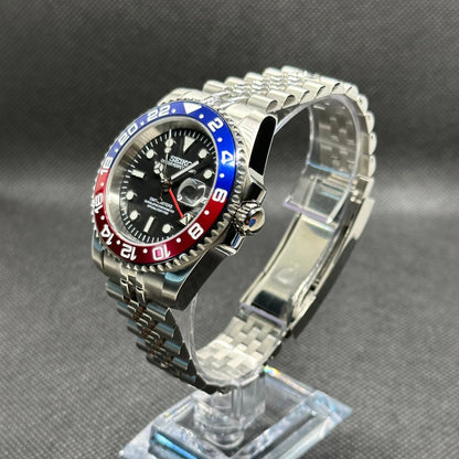 GMT Master Pepsi - Cadran Noir Lunette Bleu Rouge